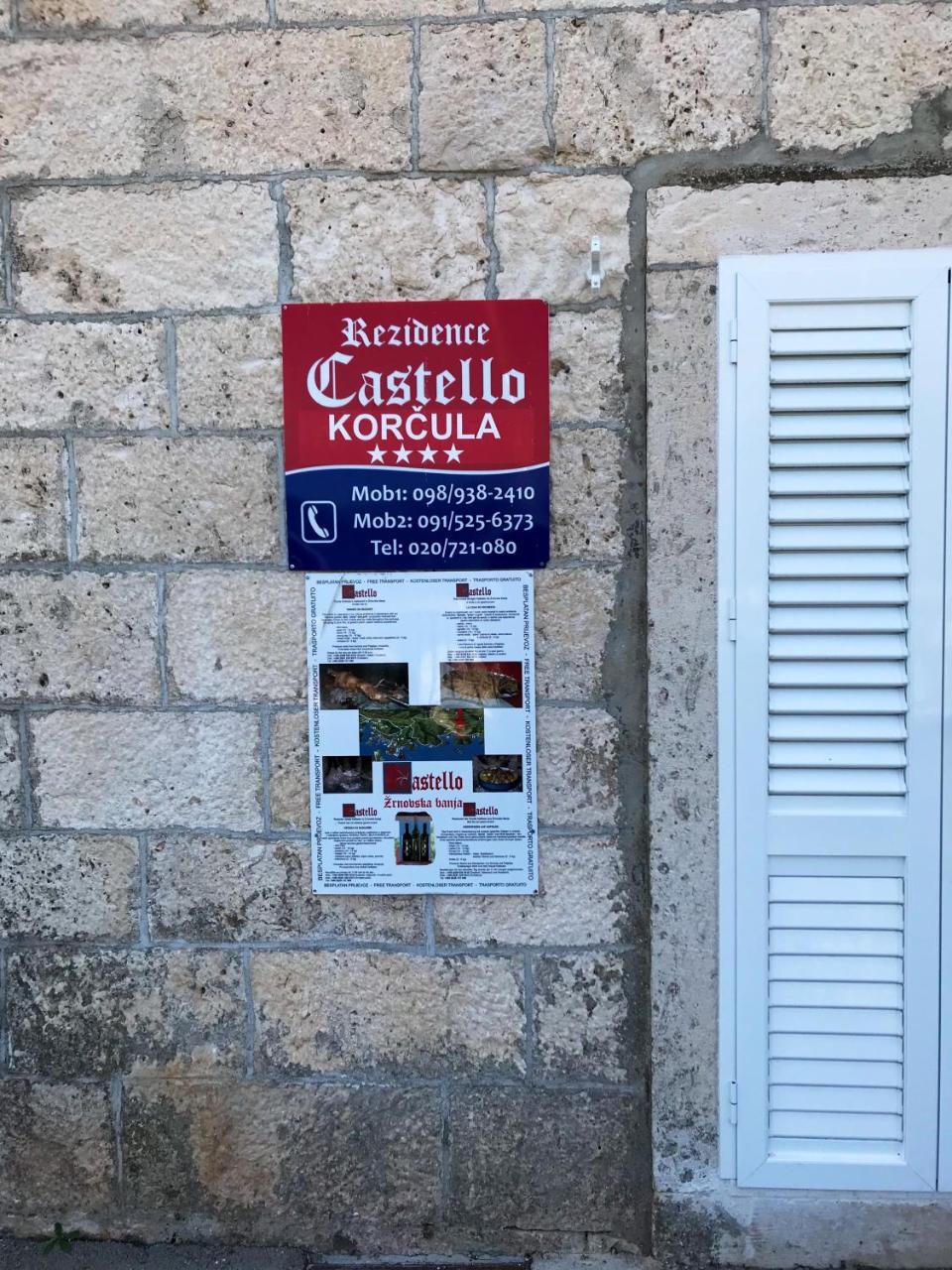 Castello Rezidence Korcula Villa Ngoại thất bức ảnh